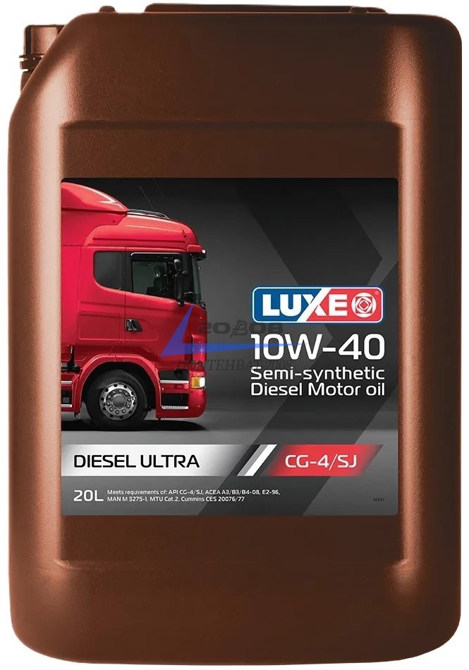 Масло моторн. 10W40 "Diesel" CG-4/SJ п/с (Канистра 20л.) "LUXЕ"  